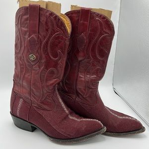 Los Altos Genuine Stingray western Cowboy Boots